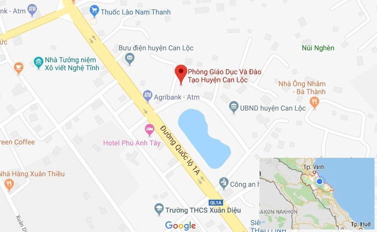 Phòng giáo dục Can Lộc nơi ban hành công văn - Ảnh: Google