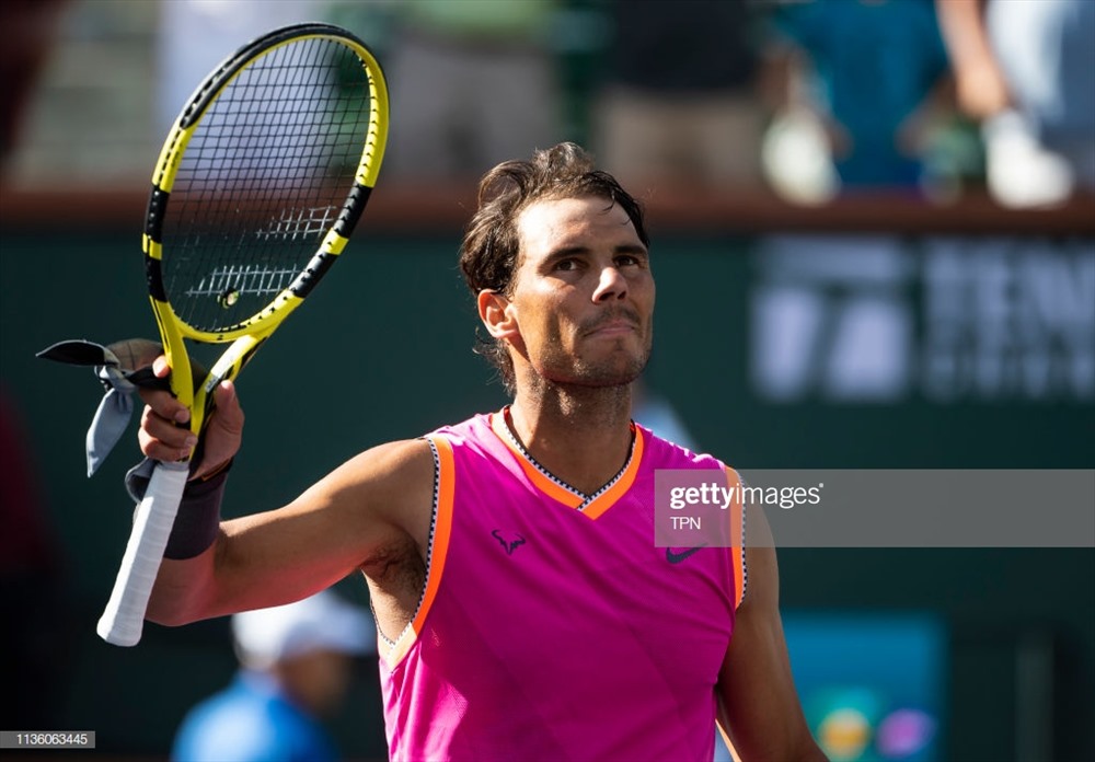 Nadal đang gặp chút khó khăn về thể lực trước trận so tài đỉnh cao nhất của làng quần vợt với Federer. Ảnh: Getty.