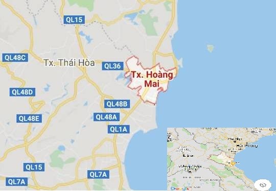Thị xã Hoàng Mai - Ảnh: Google