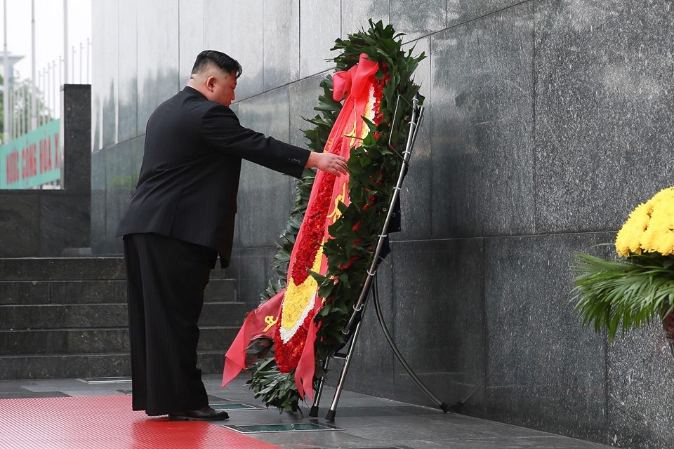 Chủ tịch Triều Tiên Kim Jong-un. Ảnh: Hải Nguyễn. 