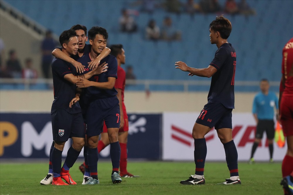U23 Thái Lan đang có nhiều lợi thế hơn U23 Việt Nam. Ảnh: AFC