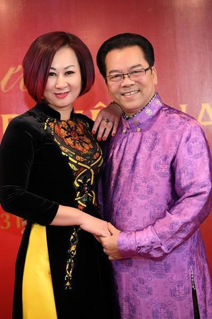 NSND Trần Nhượng và vợ cũ.