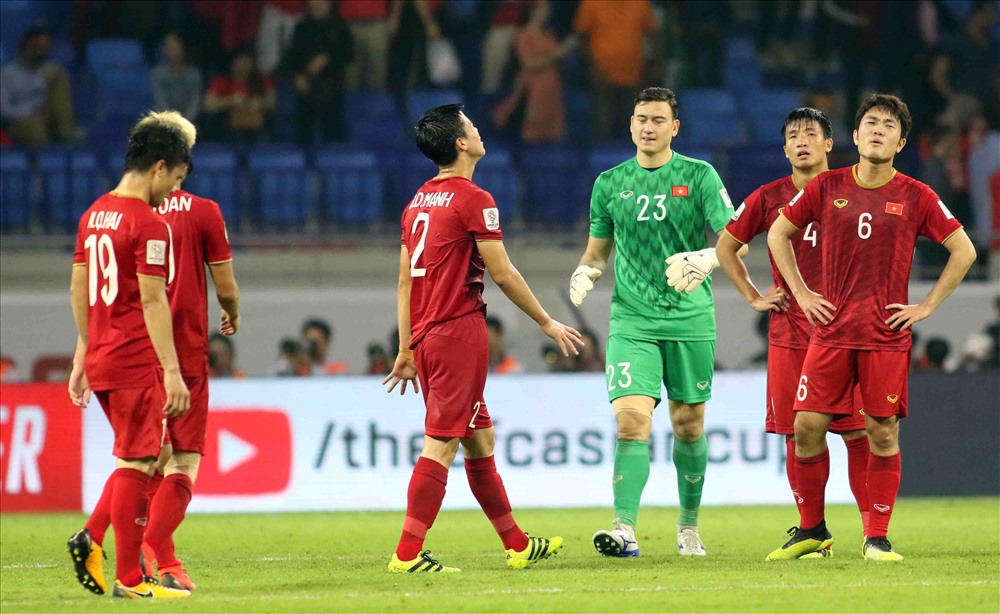 Đội tuyển Việt Nam từng thua sát nút Nhật Bản tại Asian Cup 2019. Ảnh Hữu Phạm