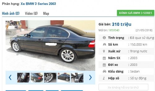 Mua cung cấp BMW 3 Series 2005 giá chỉ 238 triệu  2746352
