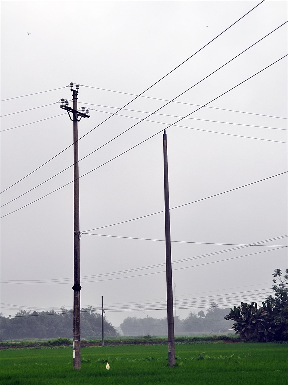 Cột điện cao thế không được thu hồi tại huyện Hương Sơn