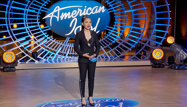Minh Thư tại American Idol. 