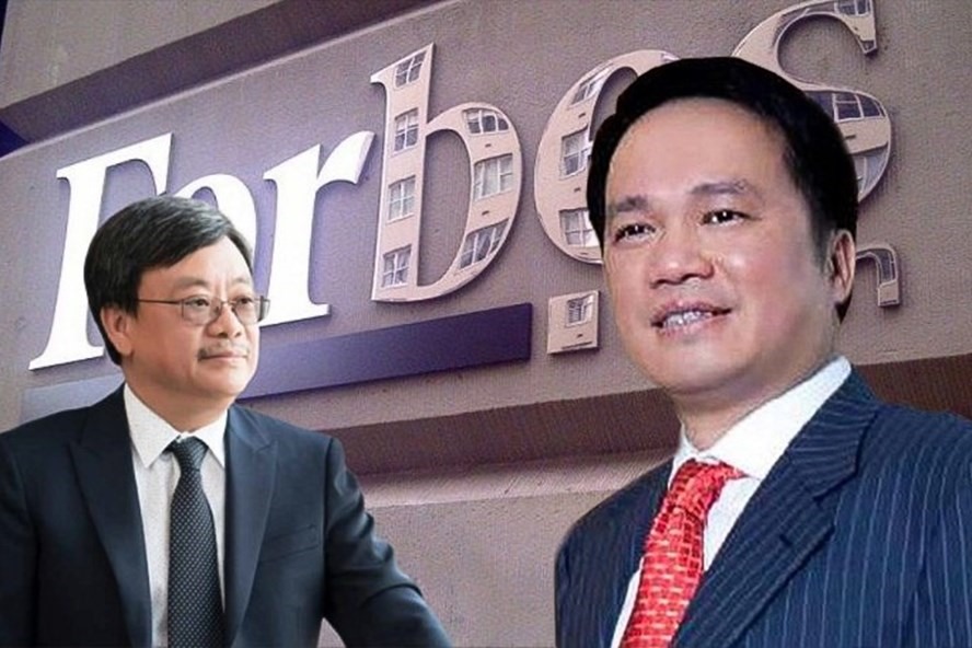 Hai tỉ phú USD mới của Việt Nam, ông Nguyễn Đăng Quang (bên trái) và ông Hồ Hùng Anh (bên phải).