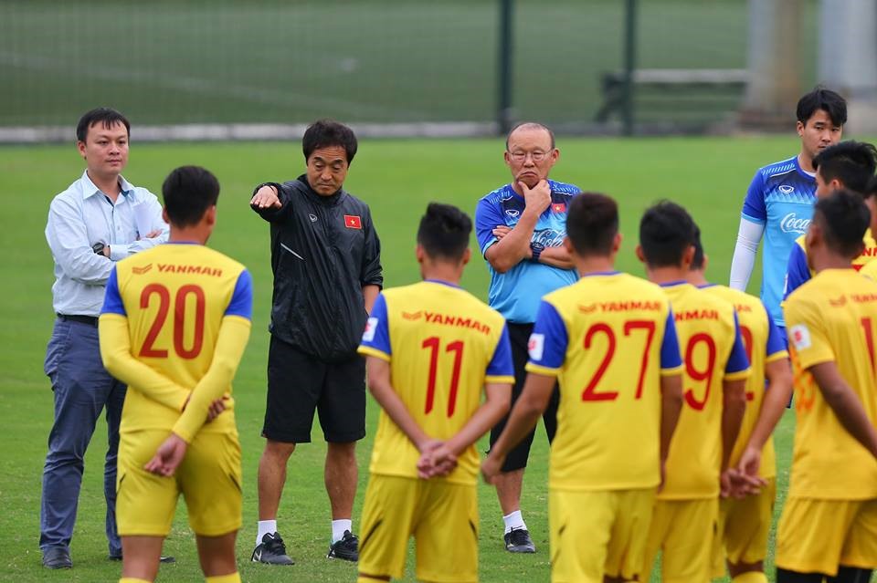 Do V.League 2019 vẫn đang diễn ra nên mới chỉ có 22 trong tổng số 37 cầu thủ U23 Việt Nam có tên trong danh sách góp mặt ở buổi tập đầu tiên.