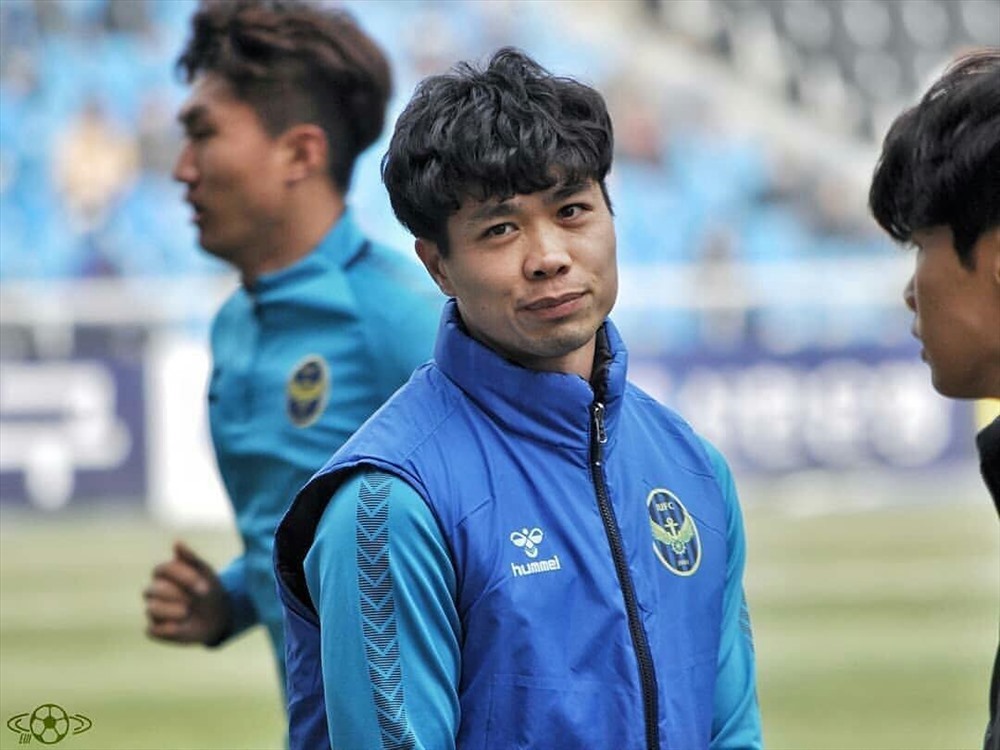 Báo chí Hàn Quốc nhận định Công Phượng sẽ được ra sân ở trận đấu tới. Ảnh IUFC