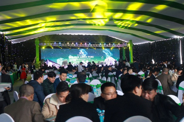 Lễ giới thiệu dự án Him Lam Green Park thu hút đông đảo khách hàng  