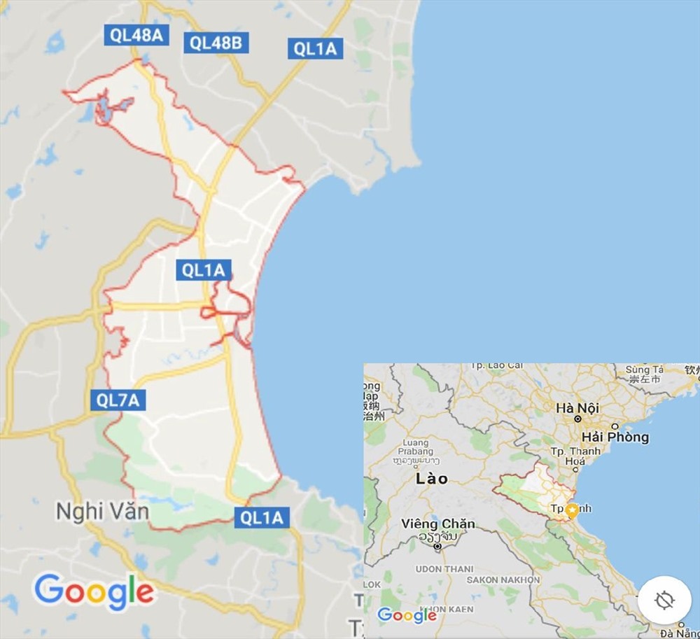 Huyện Diễn Châu - Ảnh: Google