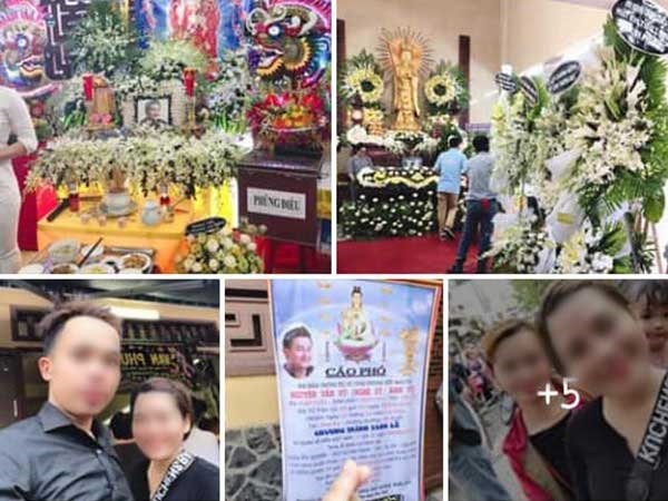 Có những người tới đám tang nghệ sĩ Anh Vũ để chụp ảnh đăng tải lên mạng xã hội câu “like“. 