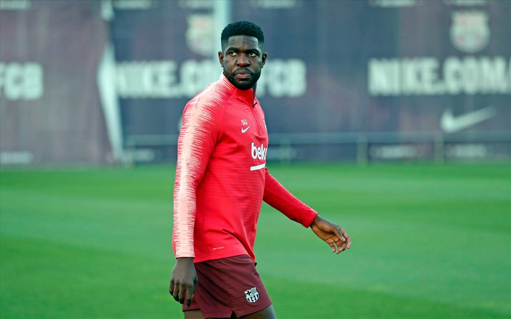 Cùng với Pique, Samuel Umtiti sẽ tạo nên bộ đôi lá chắn thép trước khung thành của Barcelona. Ảnh: FC Barcelona.