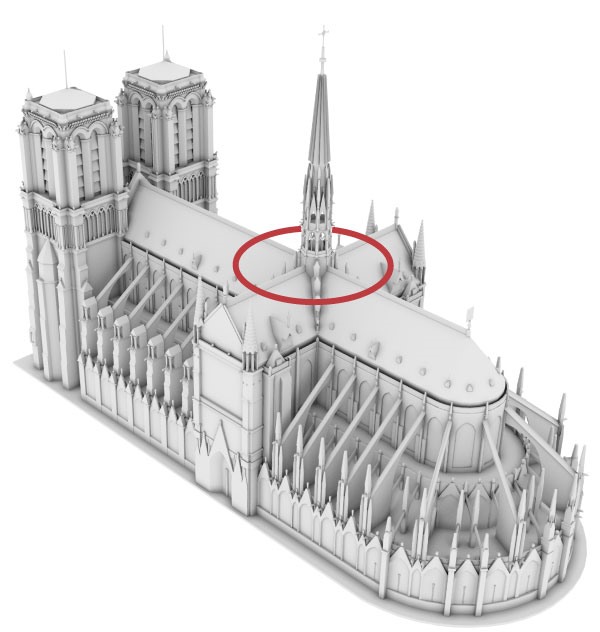 Bộ mô hình lắp ráp nhà thờ Đức Bà Paris  POLYWOODS