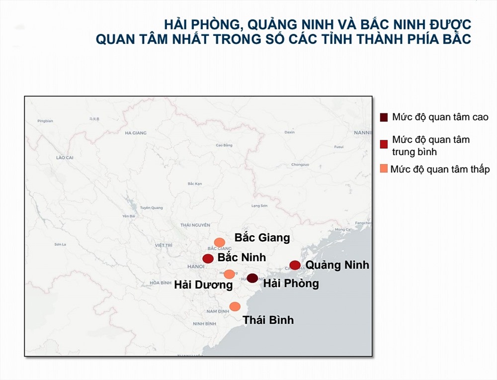 Hải Phòng, Bắc Ninh, Quảng Ninh... nằm trong nhóm có bất động sản nhận được nhiều quan tâm nhất.