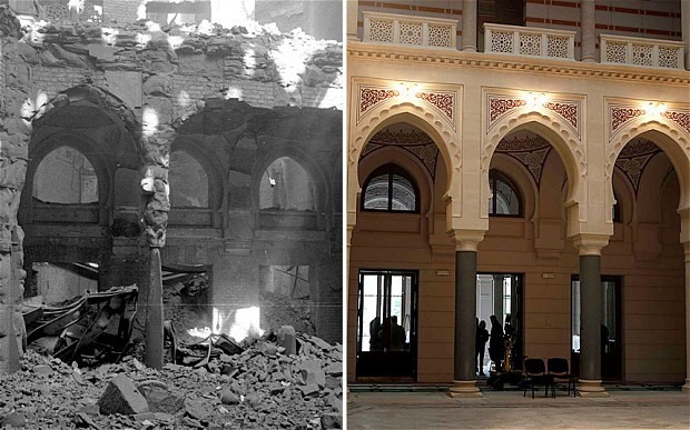 Ngày 25 và 26/8/1992, Thư viện quốc gia Bosnia, một biểu tượng của thành phố Sarajevo, Bosnia, đã bị đổ sập và đốt cháy trong cuộc pháo kích của người Serb của Bosnia vào năm 1992.  