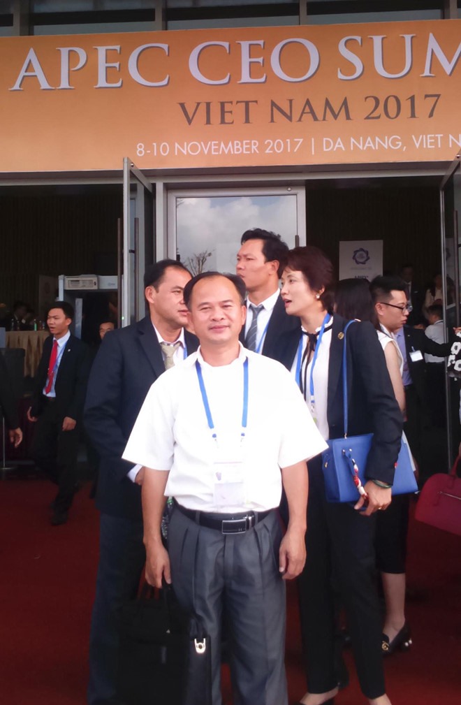 Ông Nguyễn Như Tuyển - Giám đốc Công ty Anh Luân tham dự Hội nghị thượng đỉnh APEC tại Đà Nẵng năm 2017