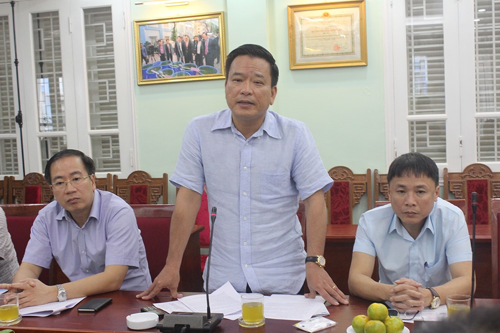 Ông Võ Tiến Hùng, Tổng Giám đốc Công ty TNHH MTV Thoát nước Hà Nội.