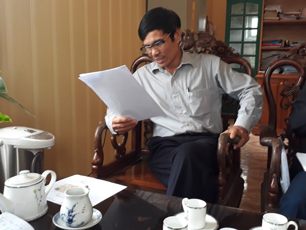 Ông Lê Đình Phúc – Trưởng phòng GD&ĐT huyện Tiền Hải