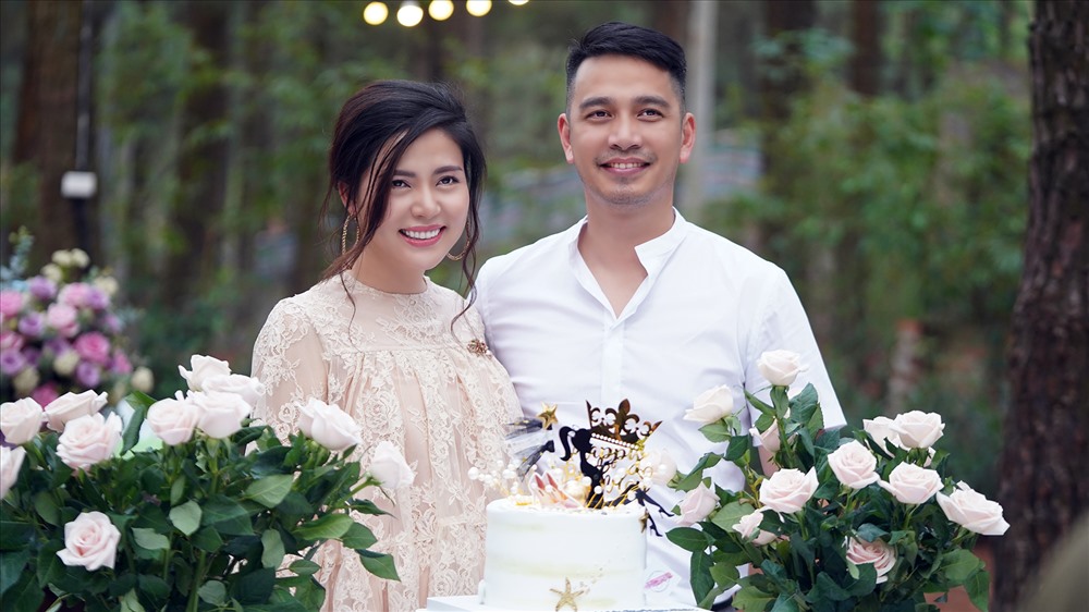Người đẹp hạnh phúc khi được ông xã - doanh nhân Nam luôn ủng hộ trong mọi việc.