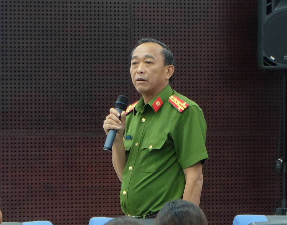 Đại tá Trần Mưu - Phó Giám đốc công an TP Đà Nẵng. 