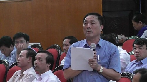 Ông Đệ khá thẳng thắn, mạnh mẽ trong nghị trường với vai trò Chủ tịch Hiệp hội Doanh nghiệp, đại biểu HĐND tỉnh Thanh Hoá. 