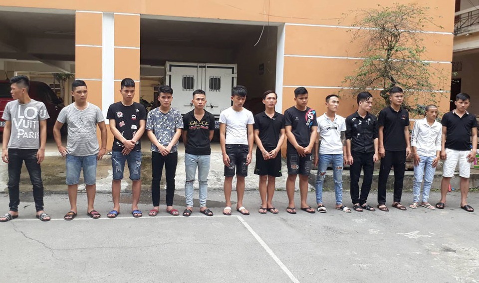 13 đối tượng trong nhóm tin tặc bị lực lượng Công an Nghệ An bắt giữ