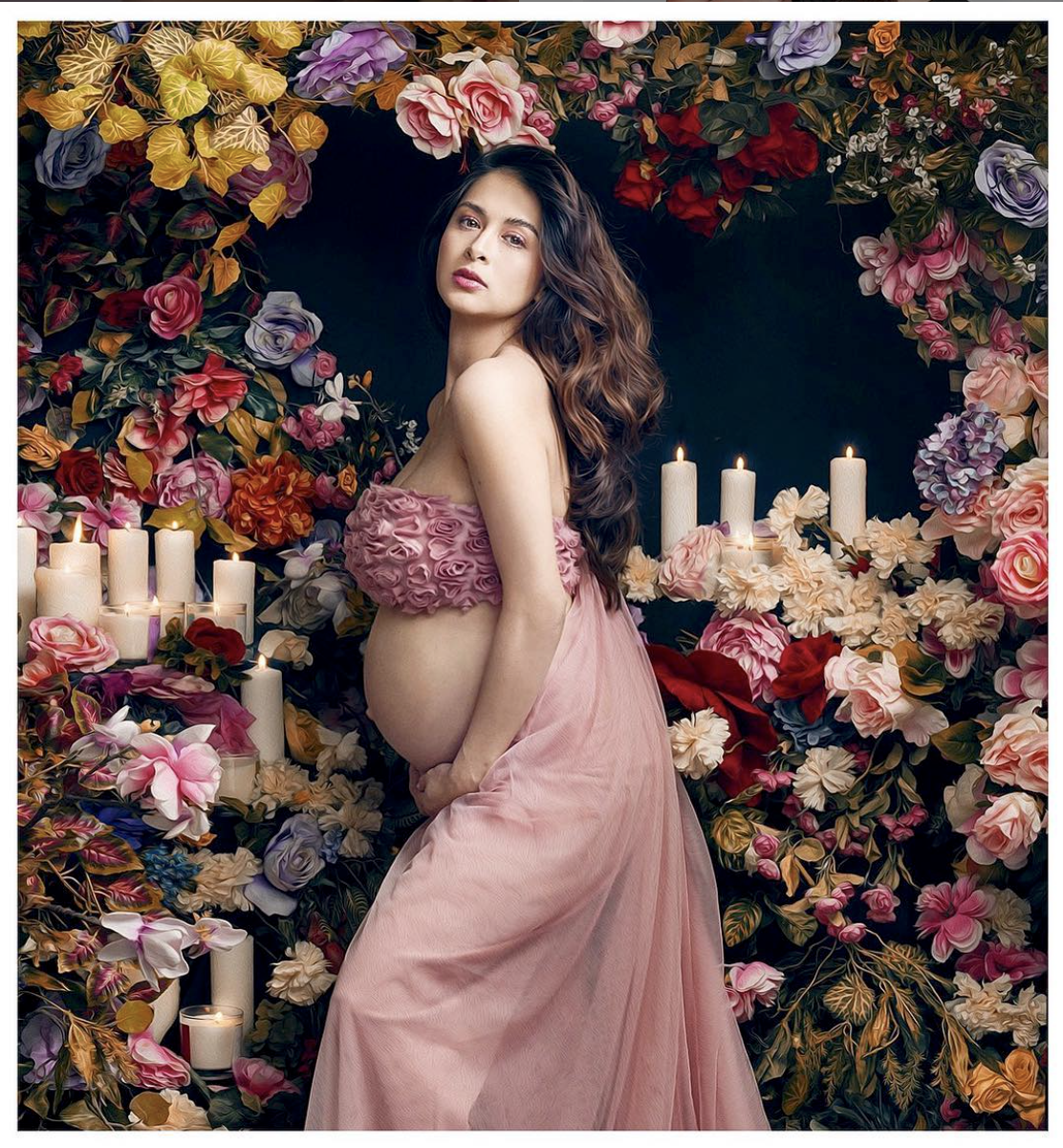 Mẹ bầu đẹp nhất Philippines khoe bộ ảnh mới trước khi lâm bồn
