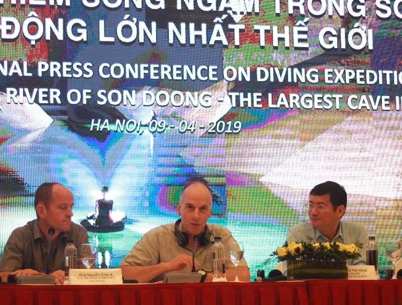 Các chuyên gia công bố những phát hiện mới nhất về dòng sông ngầm tại hang Sơn Đoòng.