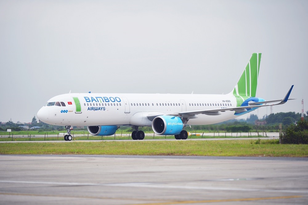 Các đường bay của Bamboo Airways kết nối Hải Phòng được khai thác với tần suất 1 chuyến khứ hồi/ngày/tuyến bay. Ảnh: FLC 