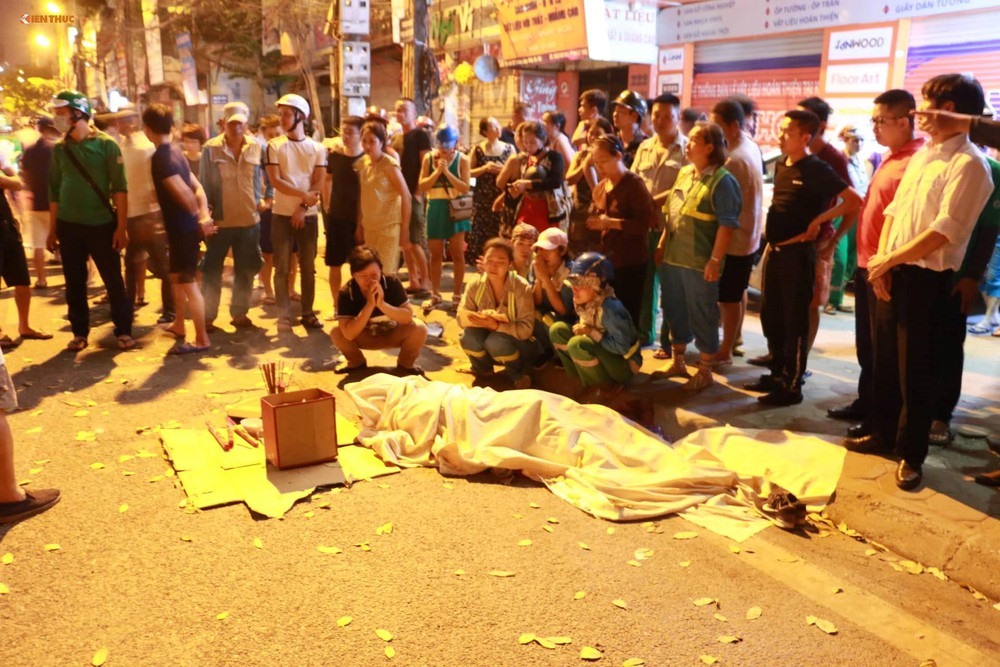Tài xế say xỉn gây tai nạn khiến nữ lao công đang quét là ở đường Láng tử vong đêm 22.4.
