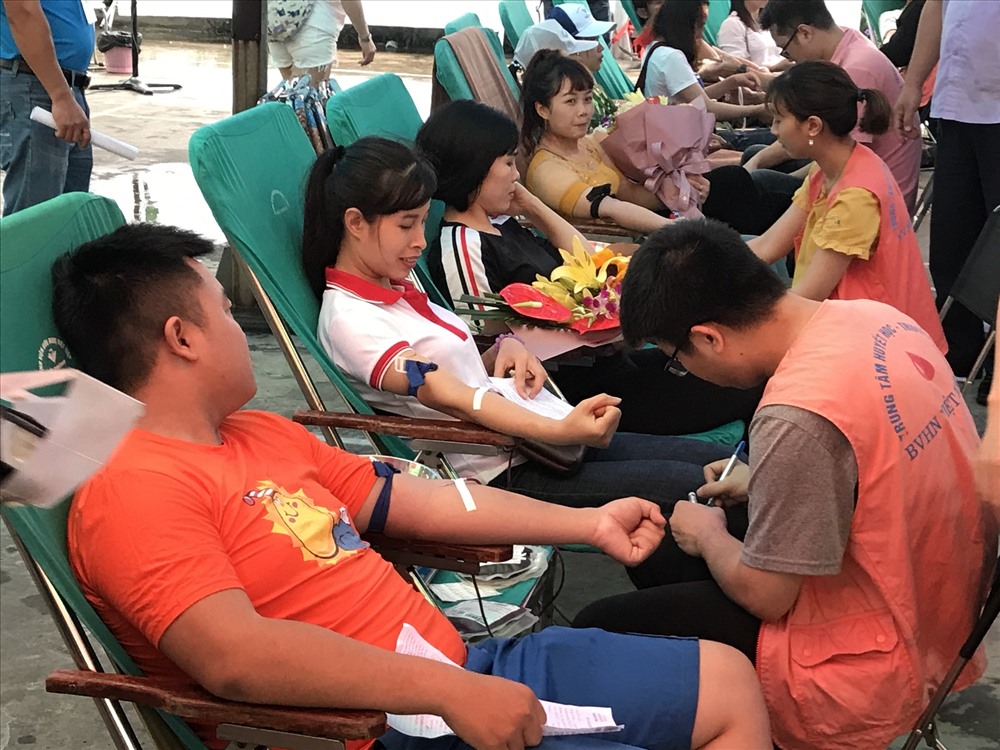 Chương trình từ thiện - hiến máu nhân đạo được nhiều CNLĐ hưởng ứng