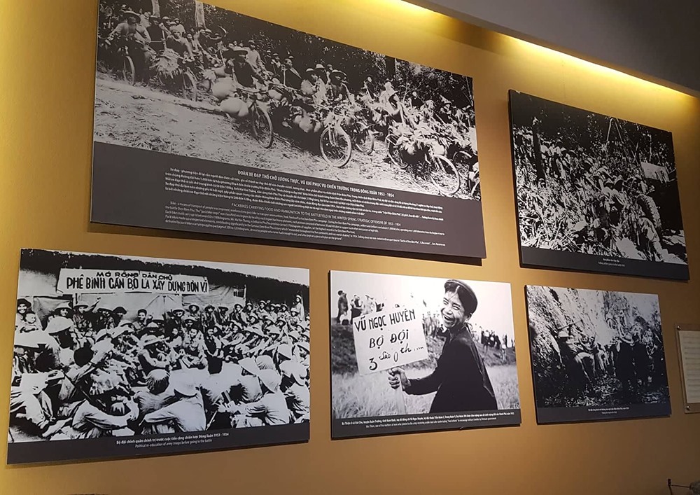 Những hình ảnh trưng bày trong phòng chiến thắng Điện Biên Phủ, bảo tàng Lịch sử quân sự Việt Nam đã viết nên câu chuyện về một chiến thắng vang dội.