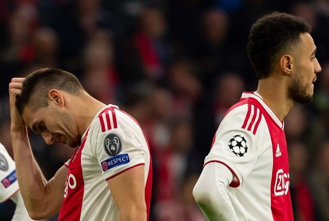 Giấc mơ vô địch cúp C1 mùa này của Ajax đã tan biến.