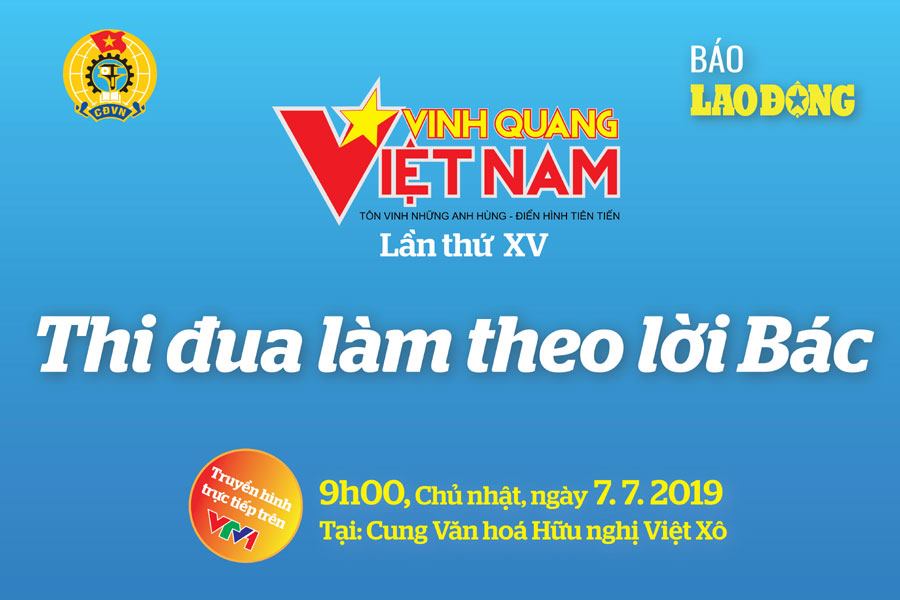 Vinh quang Việt Nam lần thứ XV- 2019