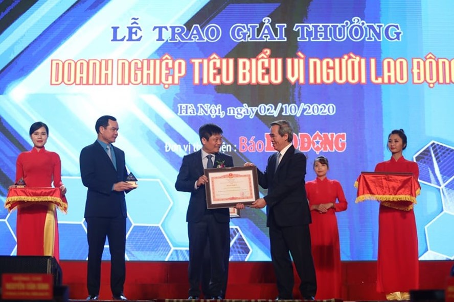 Giải thưởng “Doanh nghiệp tiêu biểu vì người lao động”