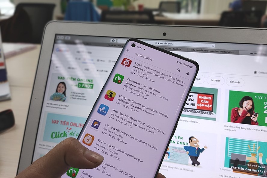 App vay tiền "hoành hành" trên mạng