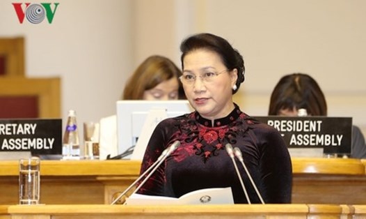 Chủ tịch Quốc hội Nguyễn Thị Kim Ngân. Ảnh: VOV