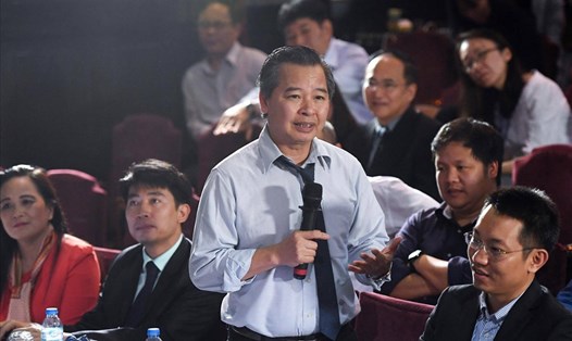 GS Phạm Quang Minh: Các trường ĐH Việt Nam hiện đang quá chú trọng đào tạo chuyên ngành hẹp và đây là sai lầm. Ảnh: Tiến Tuấn