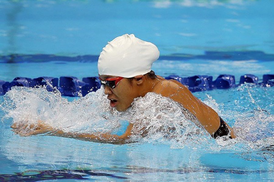 Phương Trâm là một thất bại của bơi Việt Nam. Ảnh: H.A