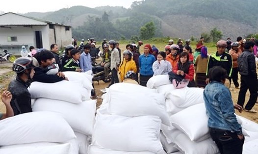 Phó Thủ tướng Vương Đình Huệ quyết định xuất cấp 72 tấn gạo từ nguồn dự trữ quốc gia cho tỉnh Sơn La. Ảnh: Thành Chung