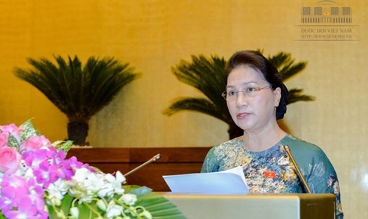 Chủ tịch Quốc hội Nguyễn Thị Kim Ngân. Ảnh: QH.