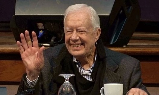 Cựu Tổng thống Mỹ Jimmy Carter. Ảnh: AP