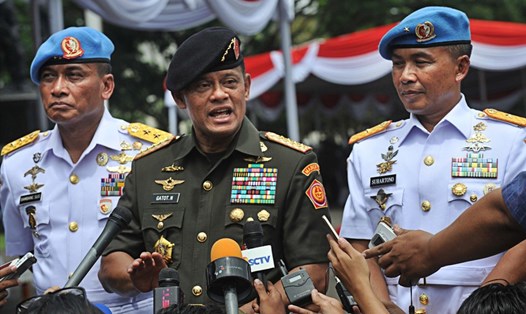 Tư lệnh quân đội Indonesia Gatot Nurmantyo. Ảnh: Jakarta Post