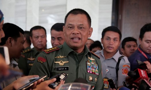 Tổng Tư lệnh quân đội Indonesia, tướng Gatot Nurmantyo. Ảnh: Reuters