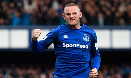 Rooney trong màu áo Everton với bàn thắng vào lưới Arsenal cuối tuần qua. Ảnh: Getty