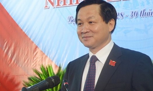 Bí thư Tỉnh uỷ Bạc Liêu Lê Minh Khái được giới thiệu để Quốc hội phê chuẩn làm Tổng thanh tra Chính phủ. Ảnh: VNExpress
