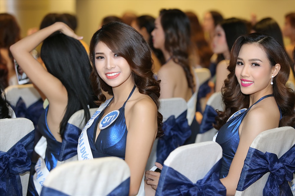 Các thí sinh HH Đại dương. Ảnh: BTC