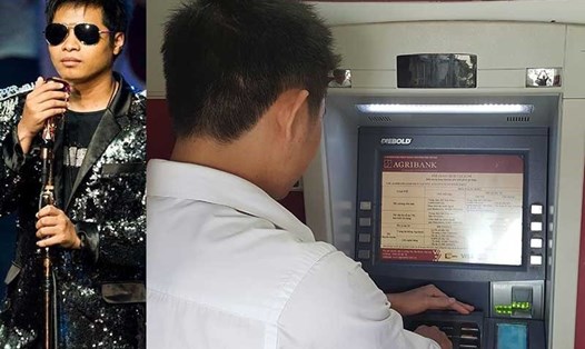 Ca sĩ khiếm thị Hà Văn Đông khẳng định anh có thể tự giao dịch với thẻ ATM, khi cần thiết sẽ nhờ bạn bè, người thân giúp đỡ. Ảnh: HỒNG MINH
