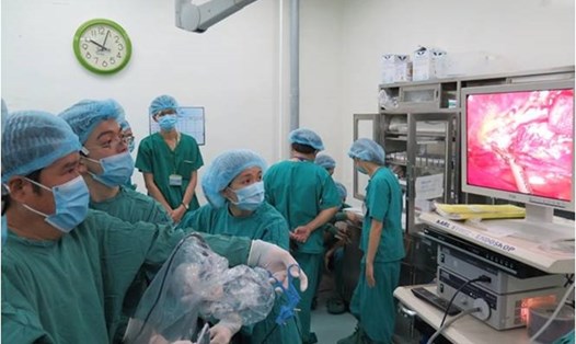 Một ca ghép tạng tại Bệnh viện Chợ Rẫy (ảnh K.Q)
